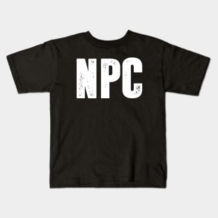 NPC - Non-Playable Character Kids T-Shirt